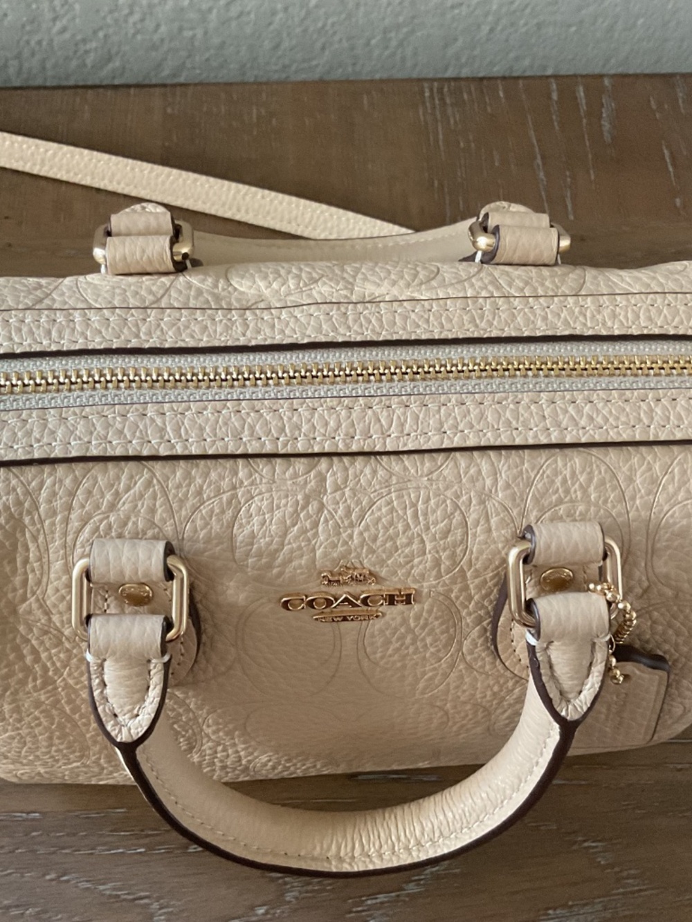 Coach Mini Rowan - Oatmeal - Picture 10 of 12